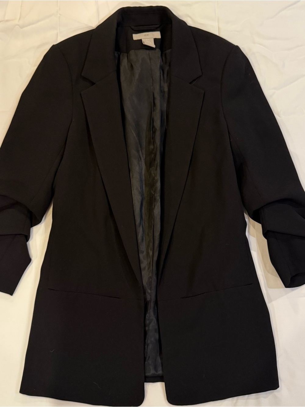 H&M Black Open-Front Women's Blazer